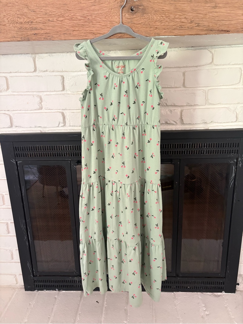 Cat & Jack Cherry Print Maxi Dress